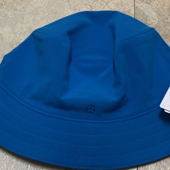 NWT Lululemon Both Ways Bucket Hat Poolside Blue Reversible Size M/L - Picture 3 of 6